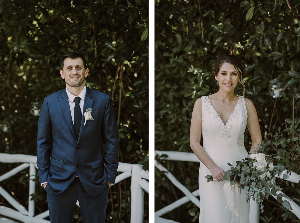 Bride and groom portraits at Banyan Tree Mayakoba, Mexico by Caro Navarro Photography