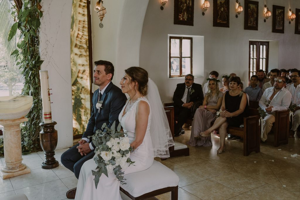 Catholic Wedding at Nuestra Señora del Carmen, Playa del Carmen. Caro Navarro Photography