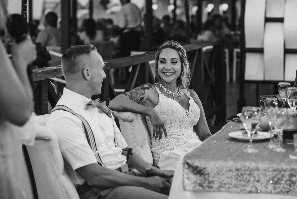 Now Sapphire Riviera Cancun wedding reception moment by Caro Navarro Photography