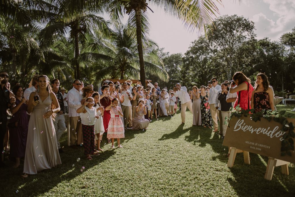 Playa del Carmen Private Garden Wedding by Caro Navarro Photography