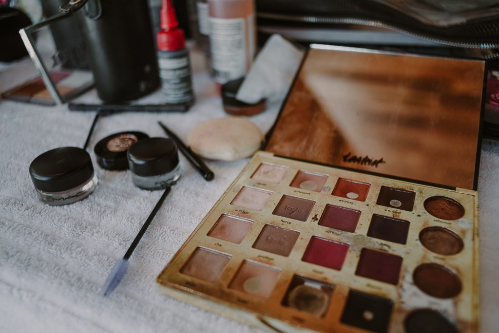 Wedding makeup at Heritage Fairmont Mayakoba, Mexico