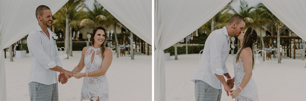 Royal Hideaway Playacar beach elopement in Mexico by Caro Navarro Photography