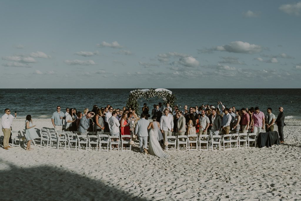 Royalton Riviera Cancun beach wedding in Mexico by Caro Navarro Photography