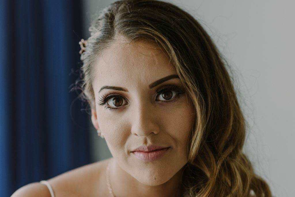 Gorgeous destination bride at Riu Caribe Wedding in Cancun, Mexico. Caro Navarro Photography