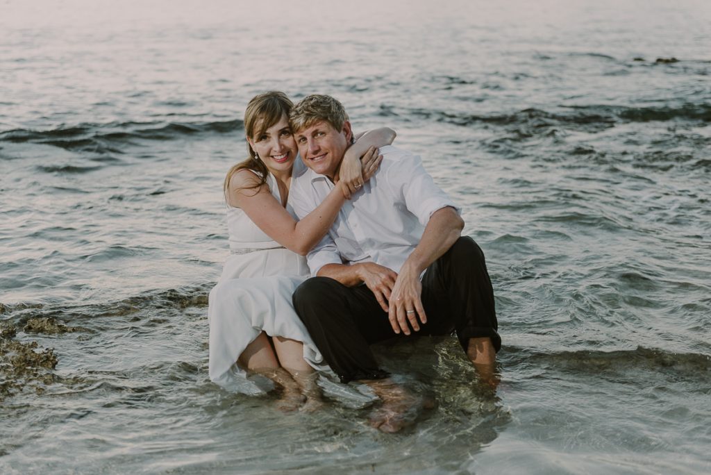 Beach trash the dress session at INTERCONTINENTAL PRESIDENTE COZUMEL RESORT SPA by Caro Navarro Photography