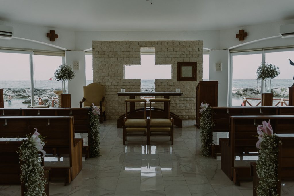 Hard Rock Riviera Maya Wedding Chapel by Caro Navarro Mexico Wedding Photography