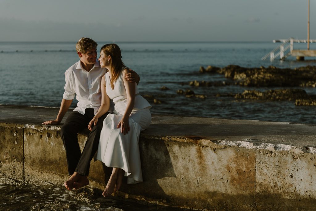 Beach trash the dress session at INTERCONTINENTAL PRESIDENTE COZUMEL RESORT SPA by Caro Navarro Photography