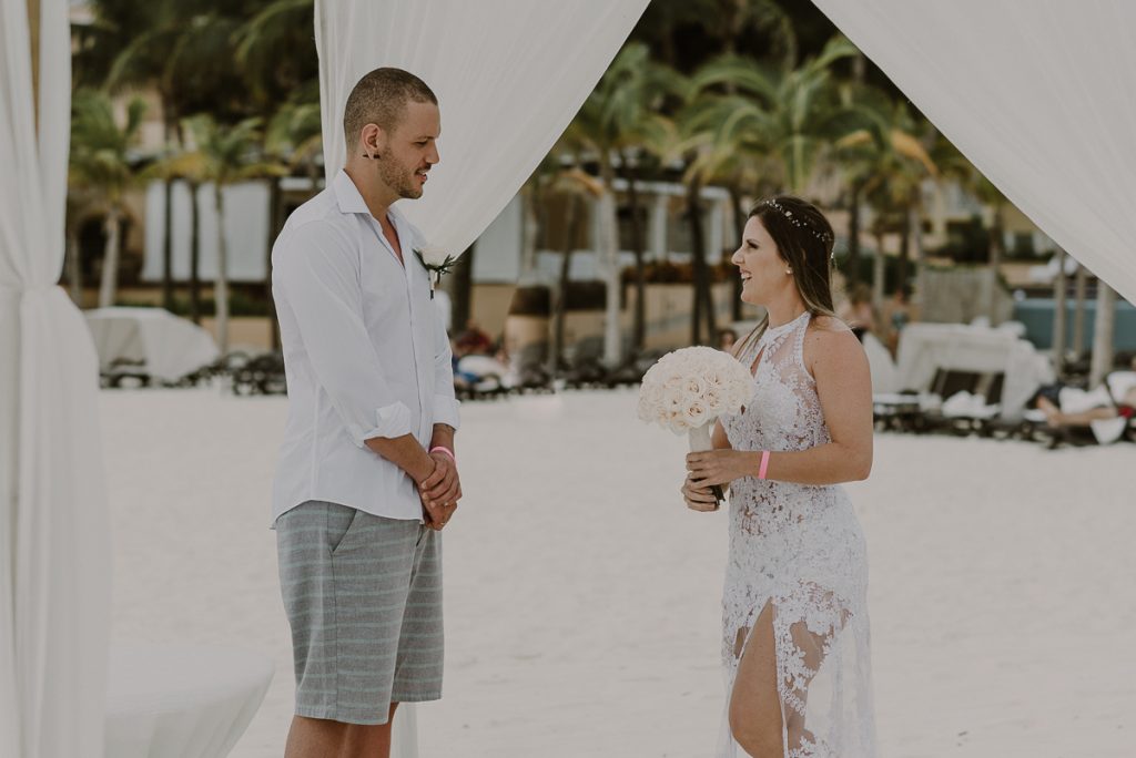 Royal Hideaway Playacar beach elopement in Mexico by Caro Navarro Photography