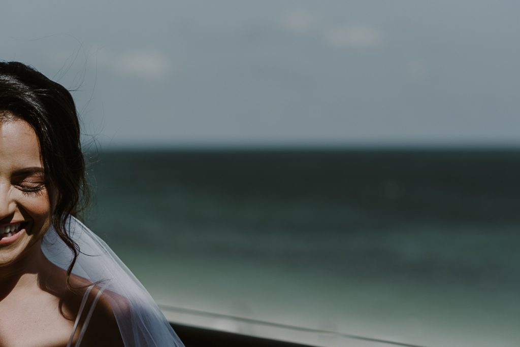 Bridal portrait at Royalton Riviera Cancun Wedding. Caro Navarro Photography