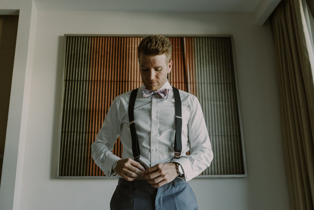 Destination groom at Royalton Riviera Cancun Wedding. Caro Navarro Photography