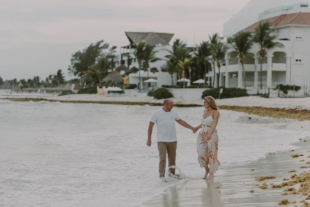 Villa La Joya Riviera Maya Engagement Session by Caro Navarro Mexico Wedding Photography