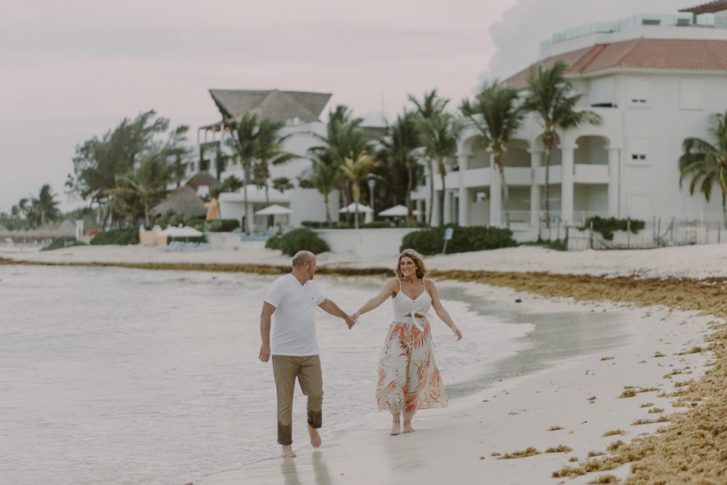 Villa La Joya Riviera Maya Engagement Session by Caro Navarro Mexico Wedding Photography