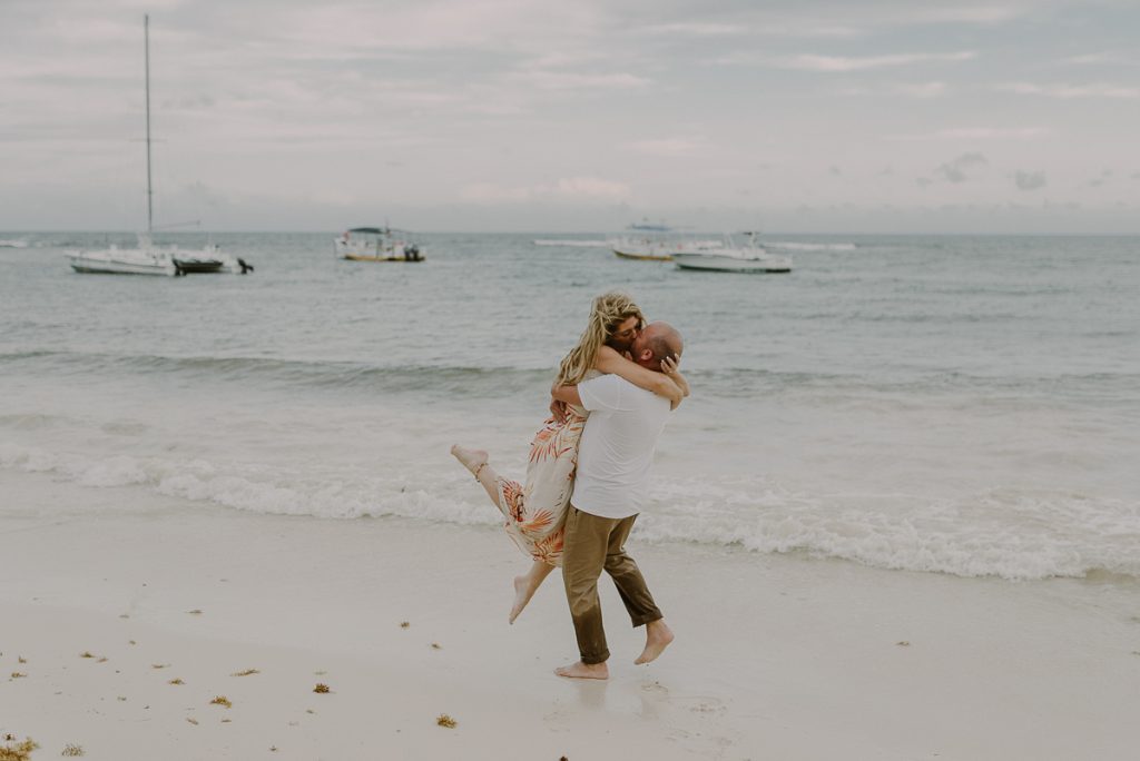 Villa La Joya Riviera Maya Engagement Session by Caro Navarro Mexico Wedding Photography
